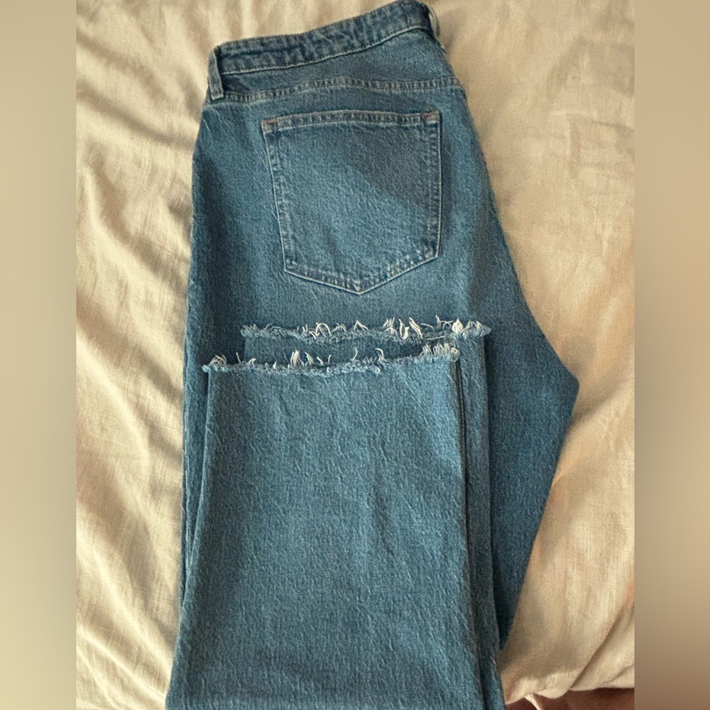 Abercrombie Vintage Straight High Rise Curve Love Jeans - Size 33/16 SHORT